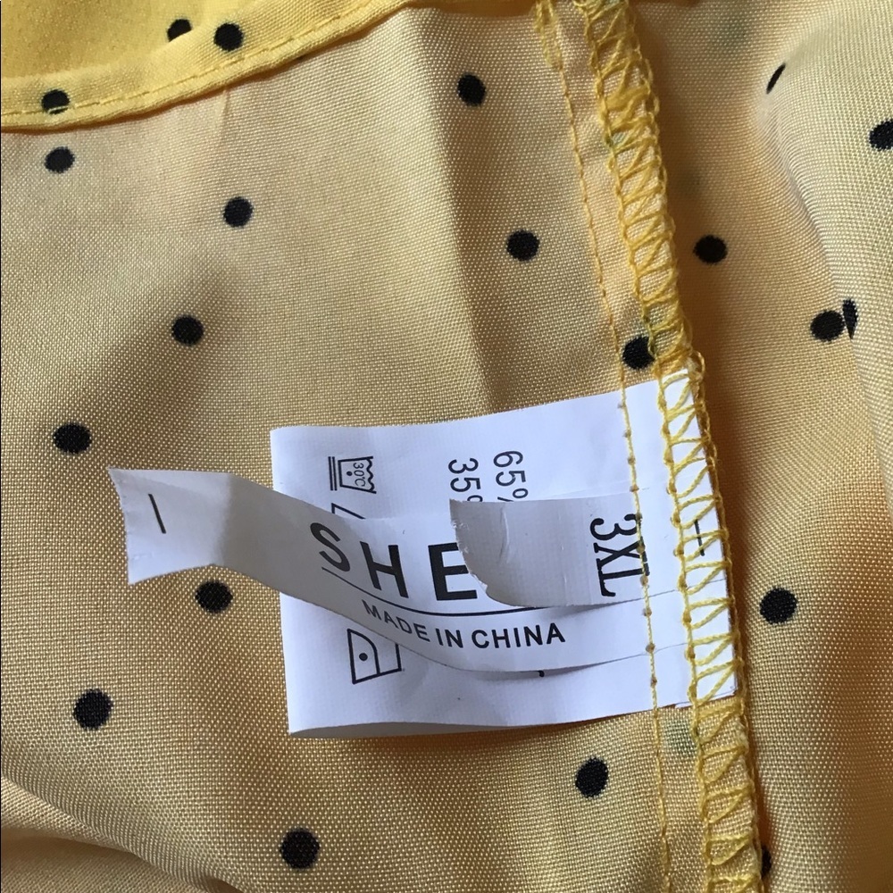 Yellow polka dot dress new - Picture 10 of 10
